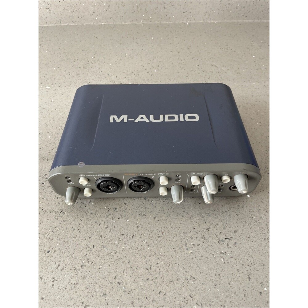 READ! M-Audio Fast Track Pro Digital Recording Interface MIDI 2.0 Audio Untested